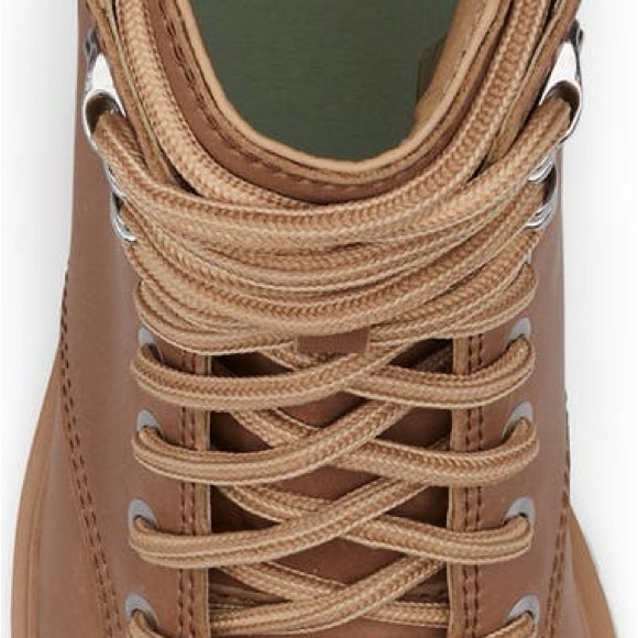 NWT + Box | SOREL Women’s Lennox Combat Boots | Canoe Tan | 9 - Picture 4 of 13